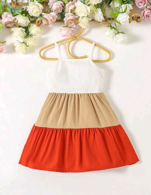 Vestido bebé color combinado