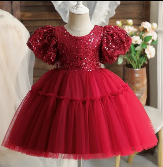 Vestido elegante de lentejuelas