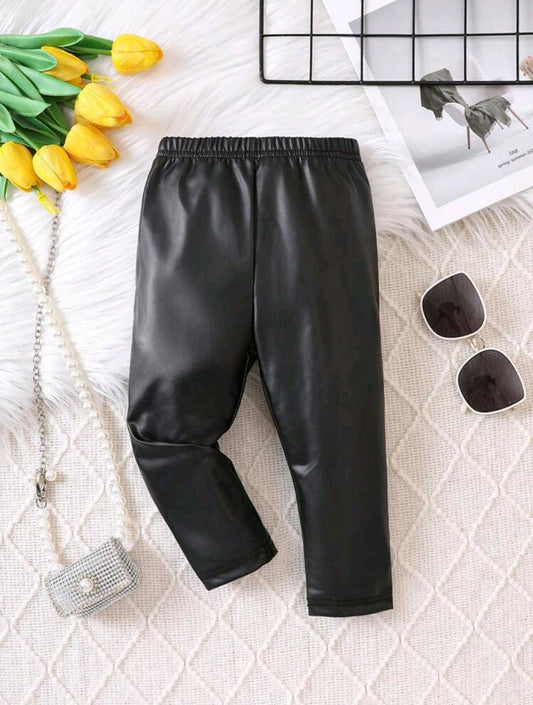 Leggings bebé de cuerina