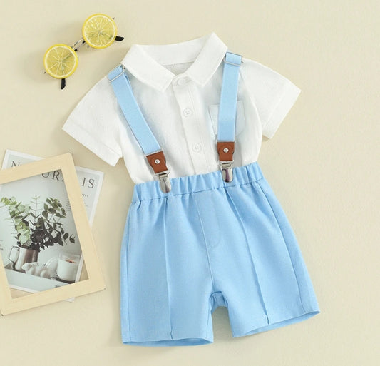 Body camisa + short con suspensorio