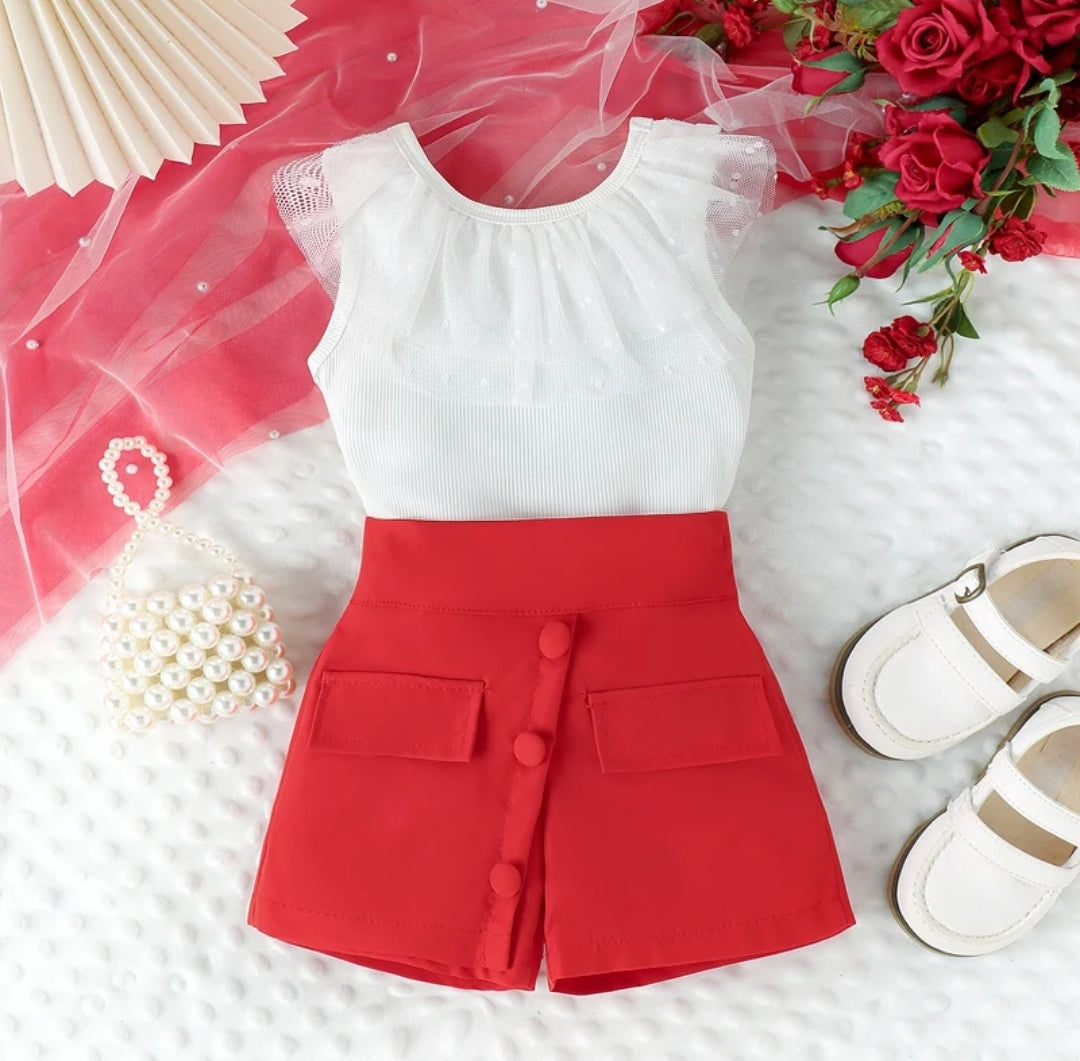 Blusa + short pollera