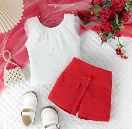 Blusa + short pollera