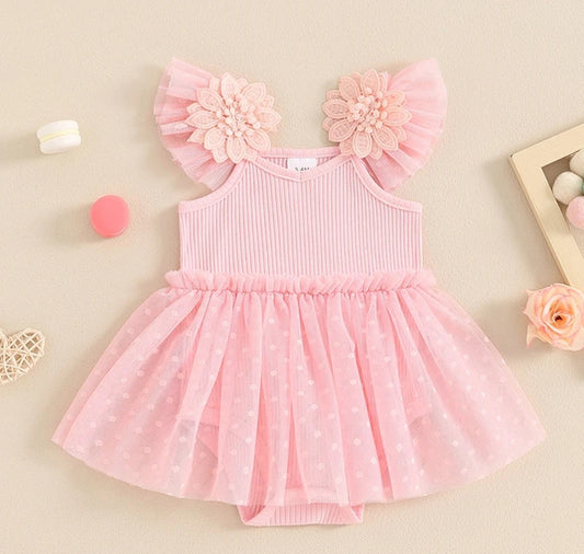 Body vestido con tul