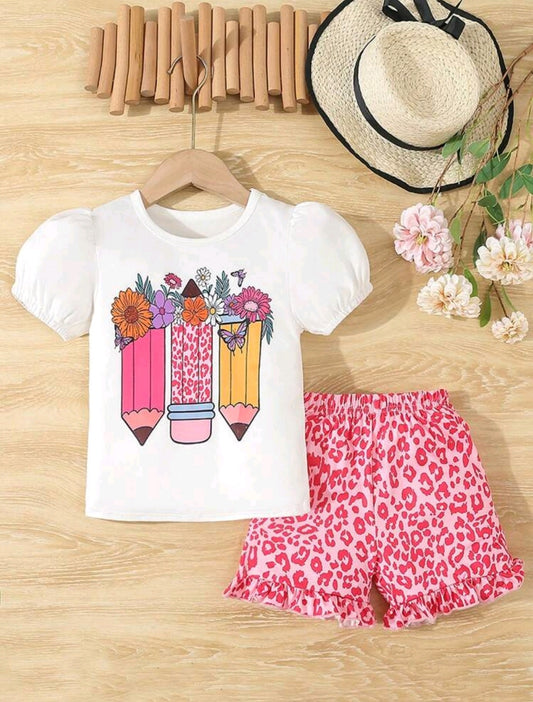 Blusa estampada+ short