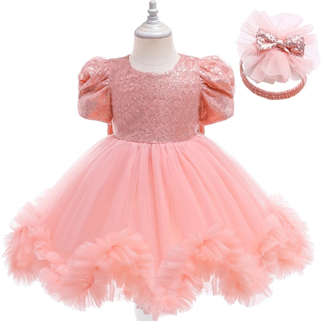 Vestido elegante con lentejuelas