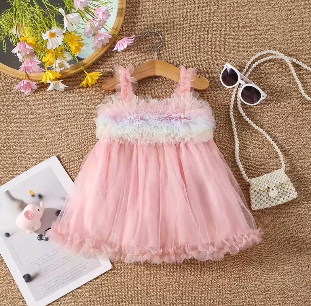 Vestido con diseño multicolor