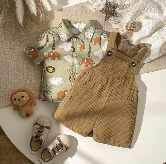 Camisa safari + jardinera