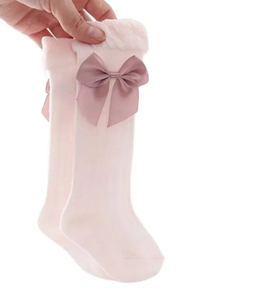 Acc. Calcetines de algodón con lazo