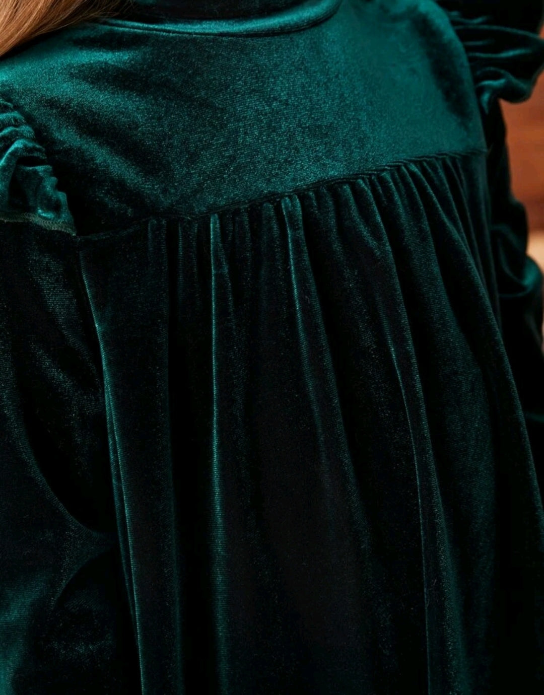 Vestido niña de terciopelo