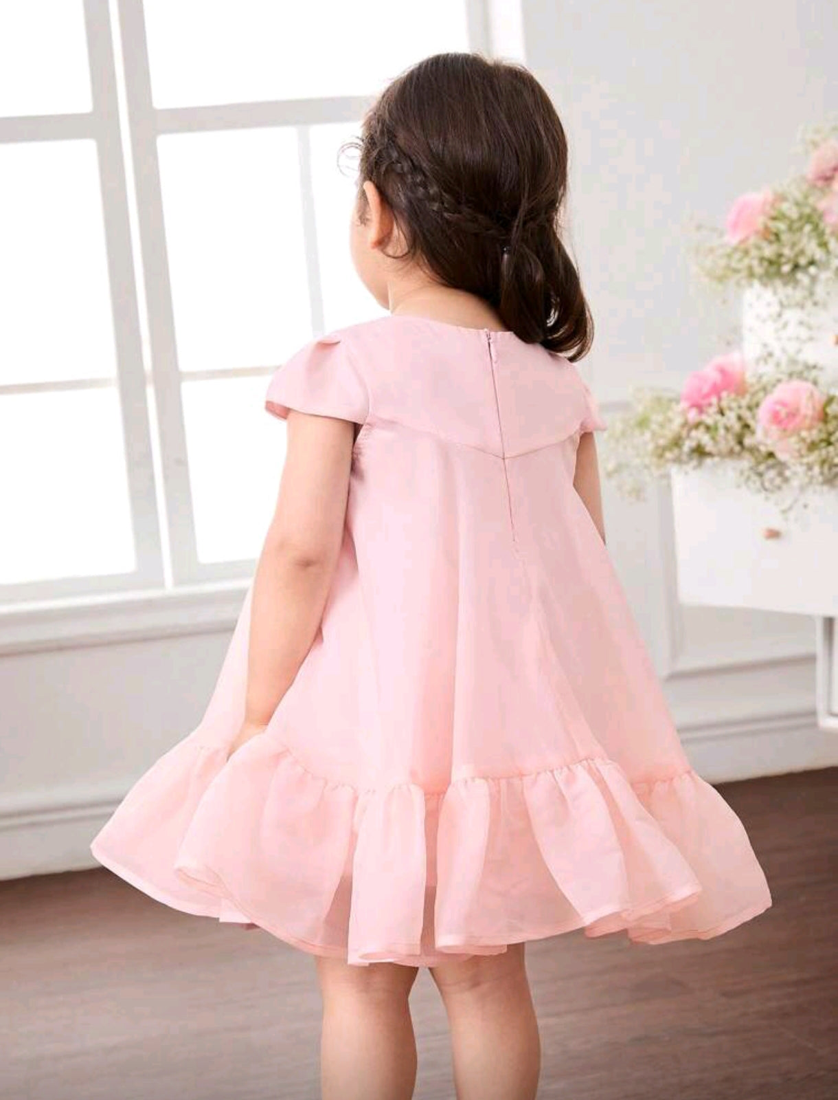 Vestido elegante de gaza