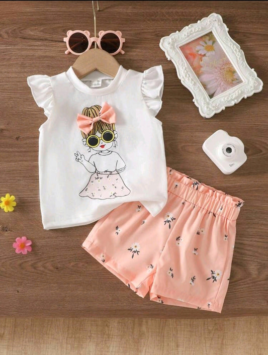 Blusa con diseño + short