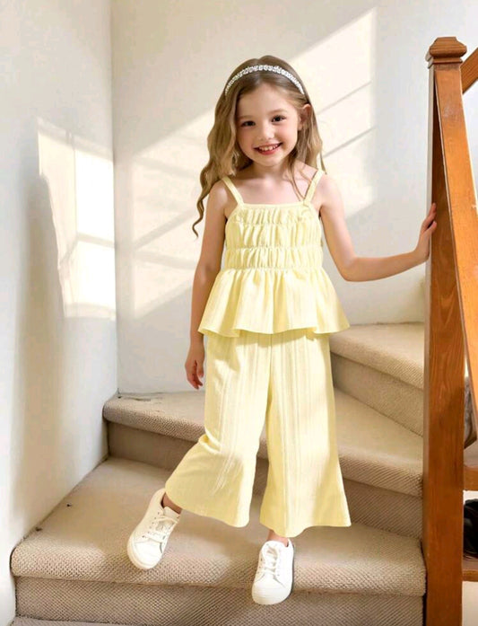 Blusita de tiritas plisado + pantalona