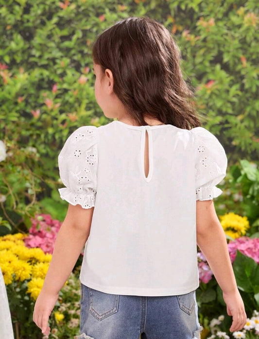 Camisa sin detalles en broderie