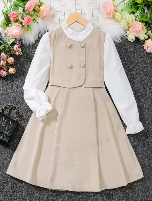 Vestido mangas largas