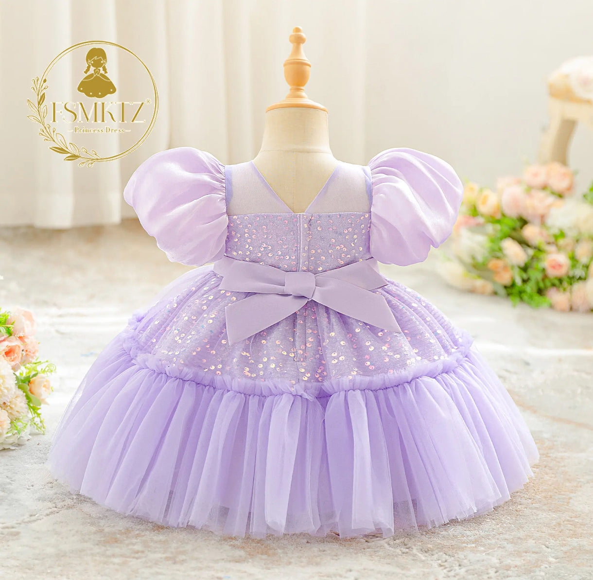 Vestido Elegante con lentejuelas