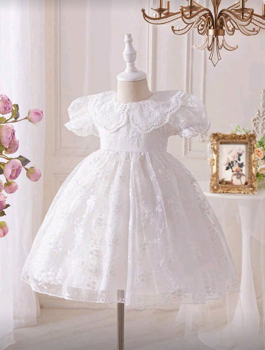 Vestido blanco de renda