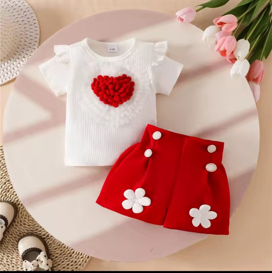 Blusa con detalles + short