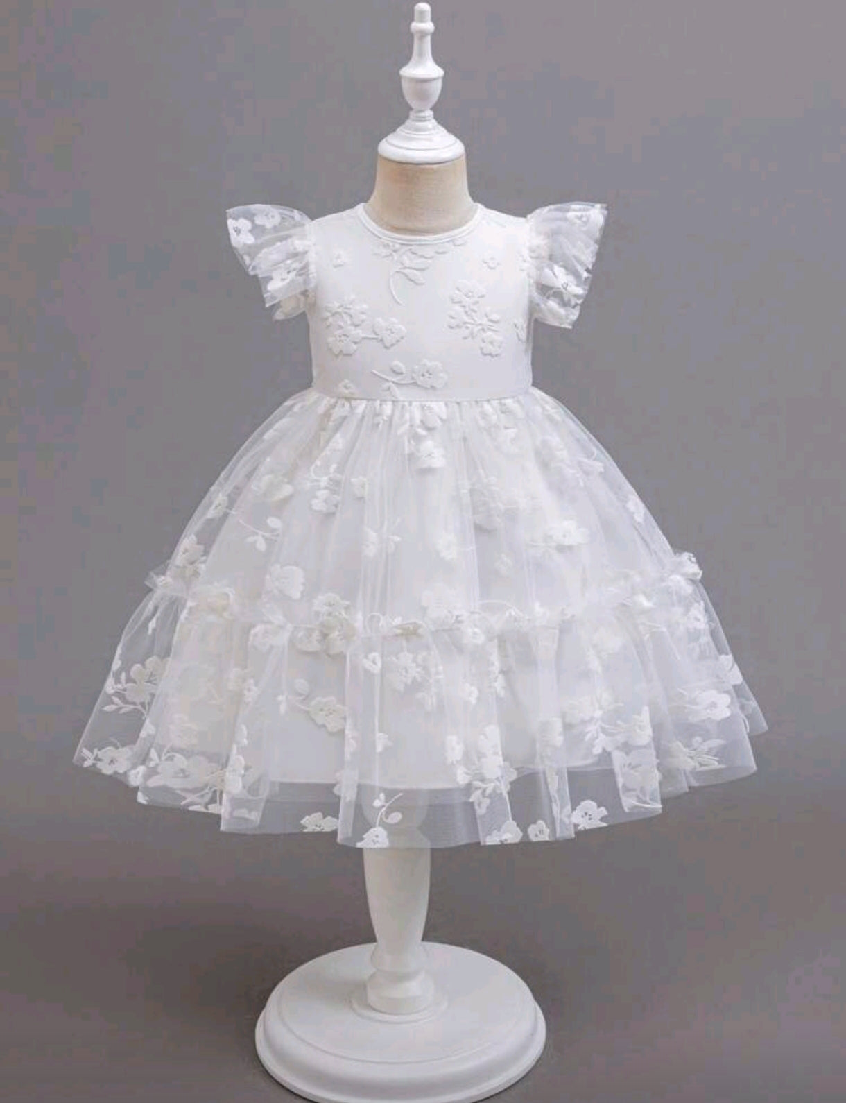 Vestido blanco de renda