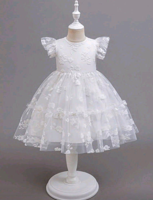 Vestido blanco de renda