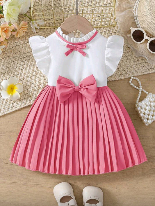 Vestido bebe plisado