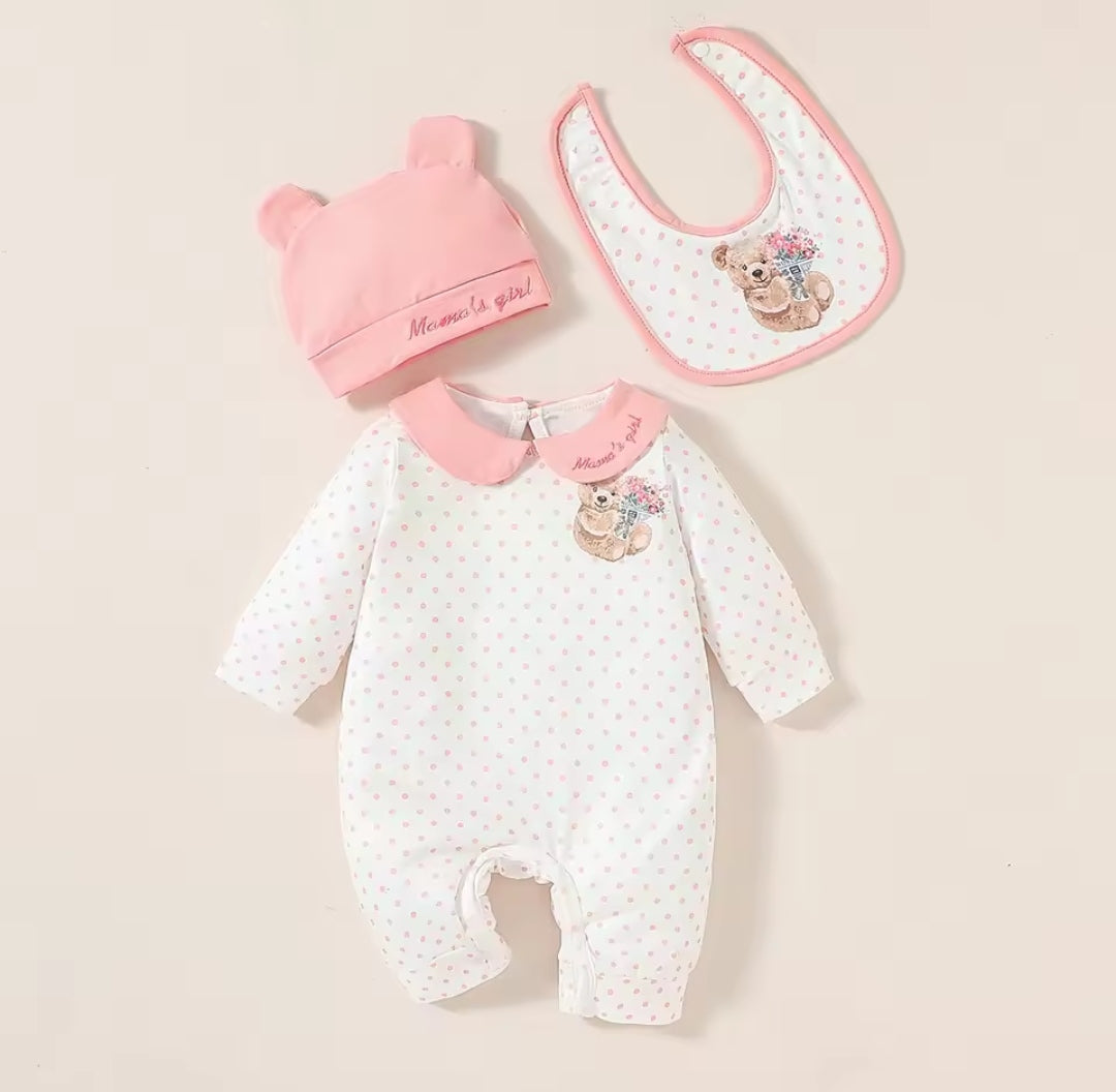 Set RN. Body+ gorrito+babero