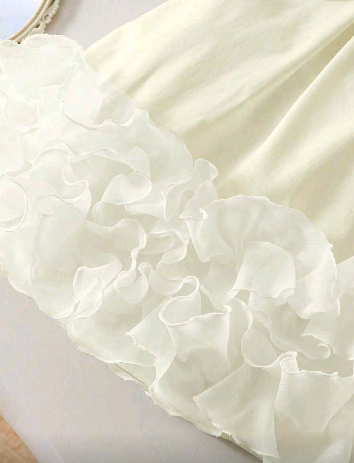 Vestido bebe sin manga con moño