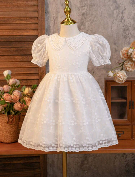 Vestido blanco de renda