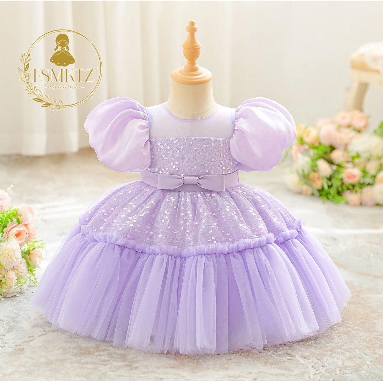Vestido Elegante con lentejuelas