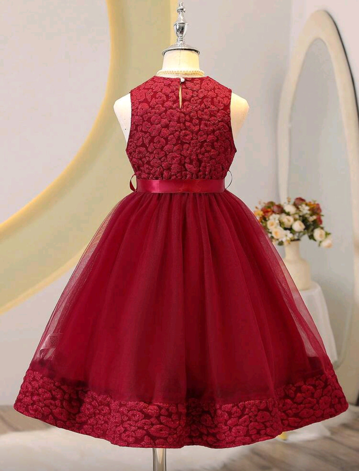 Vestido Elegante de Jacquard