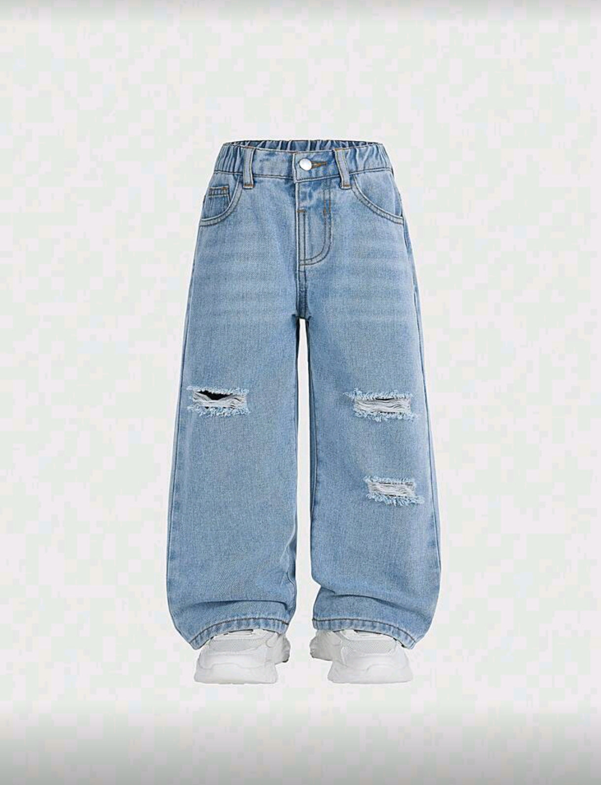 Pantalón de jeans rasgado