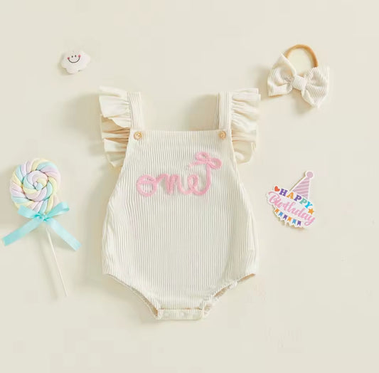 Body One tipo corderoy + Diadema