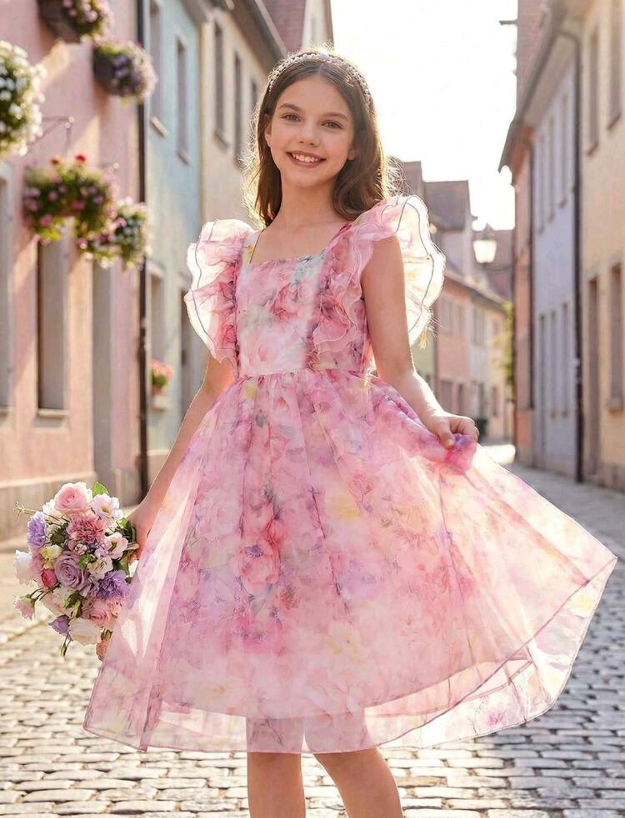 Vestido con estampado Floral
