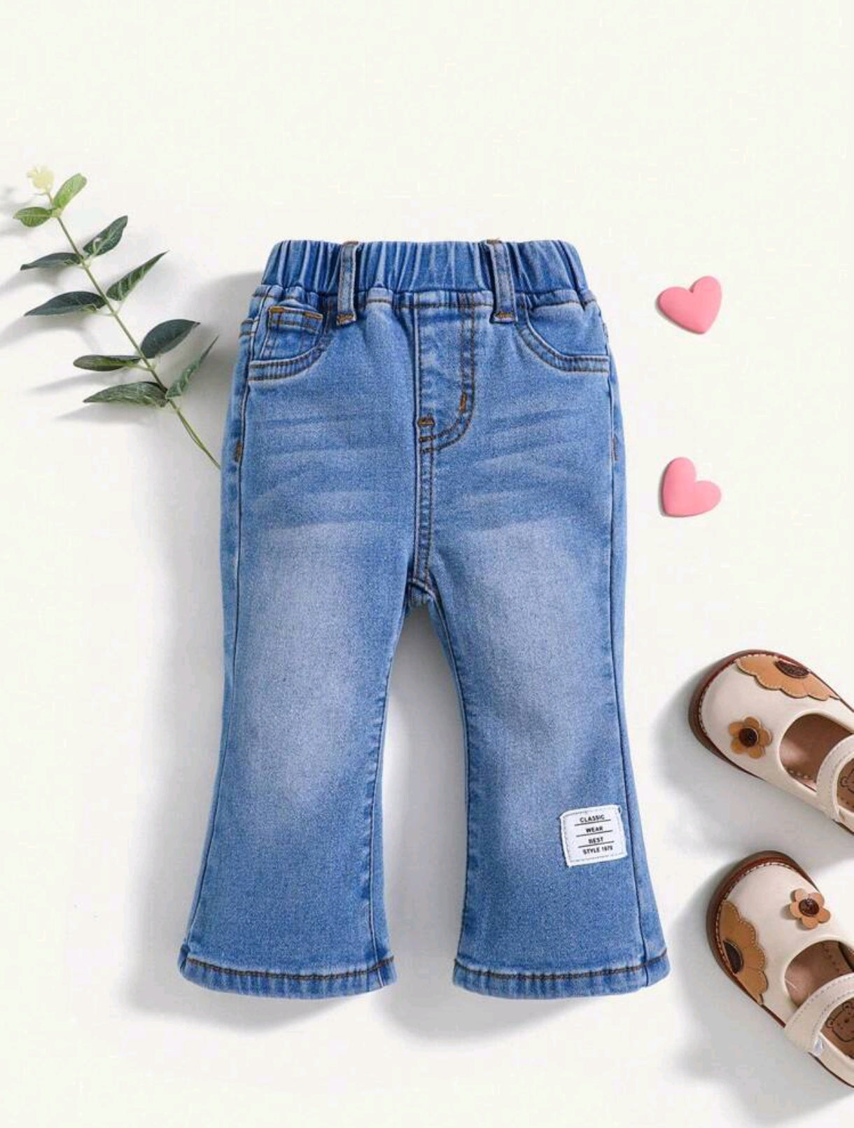 Pantalón de Jeans para bebé acampanado