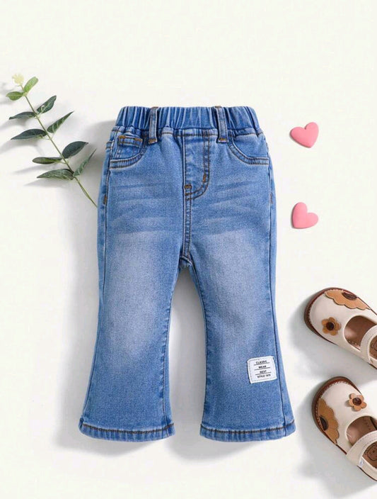 Pantalón de Jeans para bebé acampanado