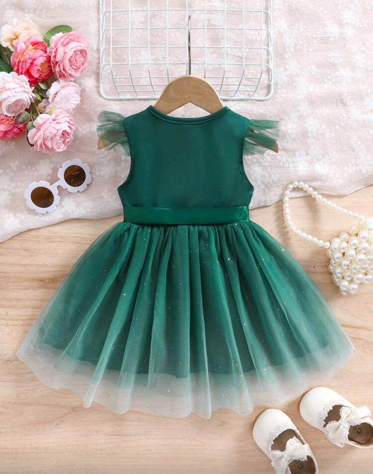 Vestido para bebé de tul