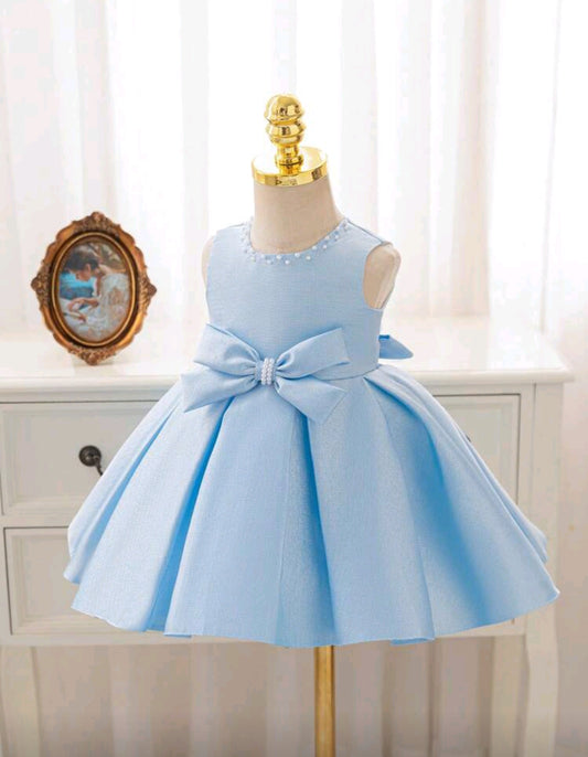 Vestido Elegante con detalles en perlitas