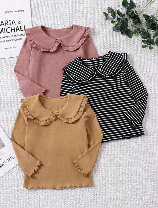 Blusa mangas largas con cuello