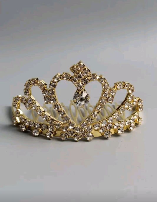 Acc. Corona Dorada de peineta
