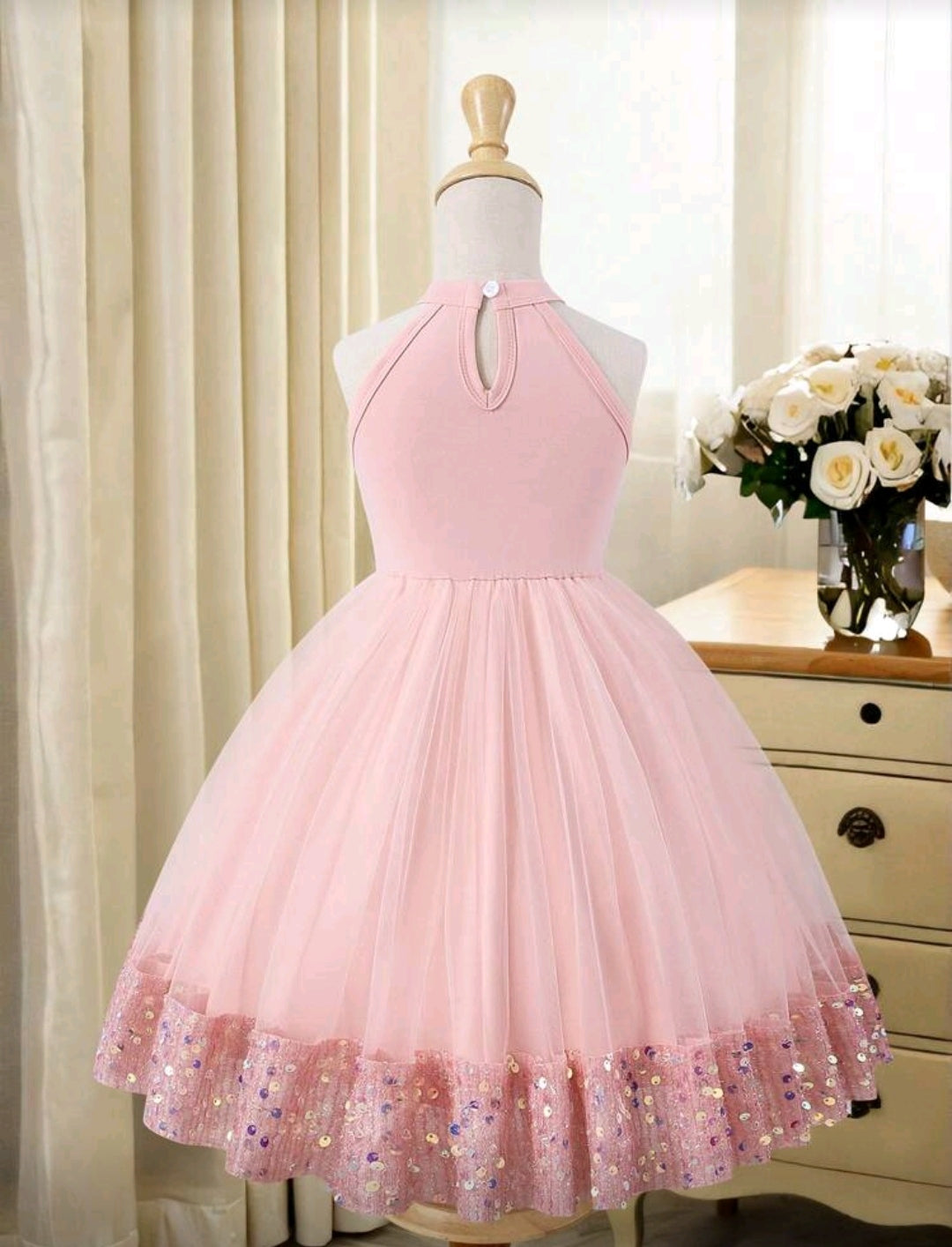 Vestido elegante con lentejuelas