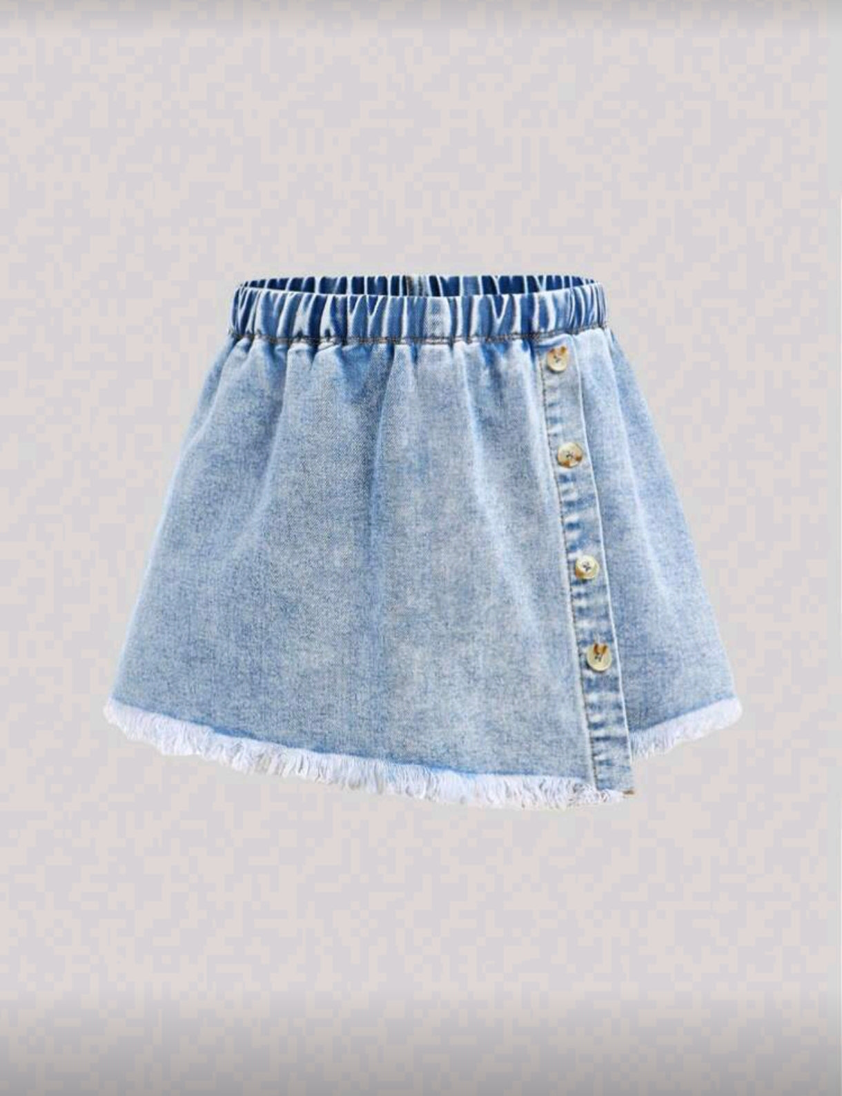 Short pollera de jeans