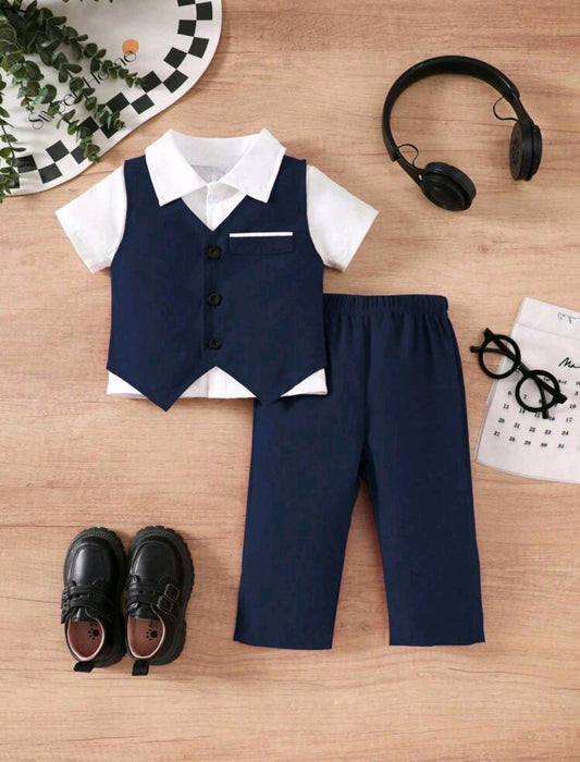 Chaleco + pantalón de vestir ( no incluye camisa)