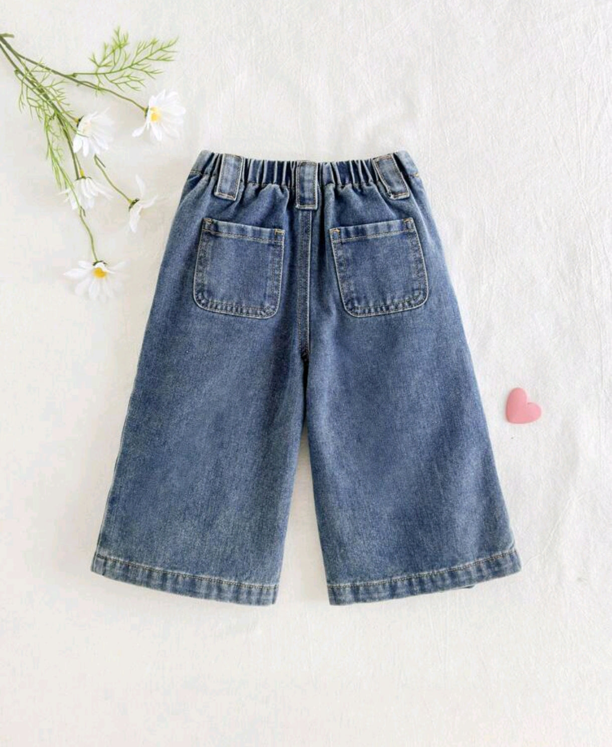 Pantalón de Jeans ancho para bebé