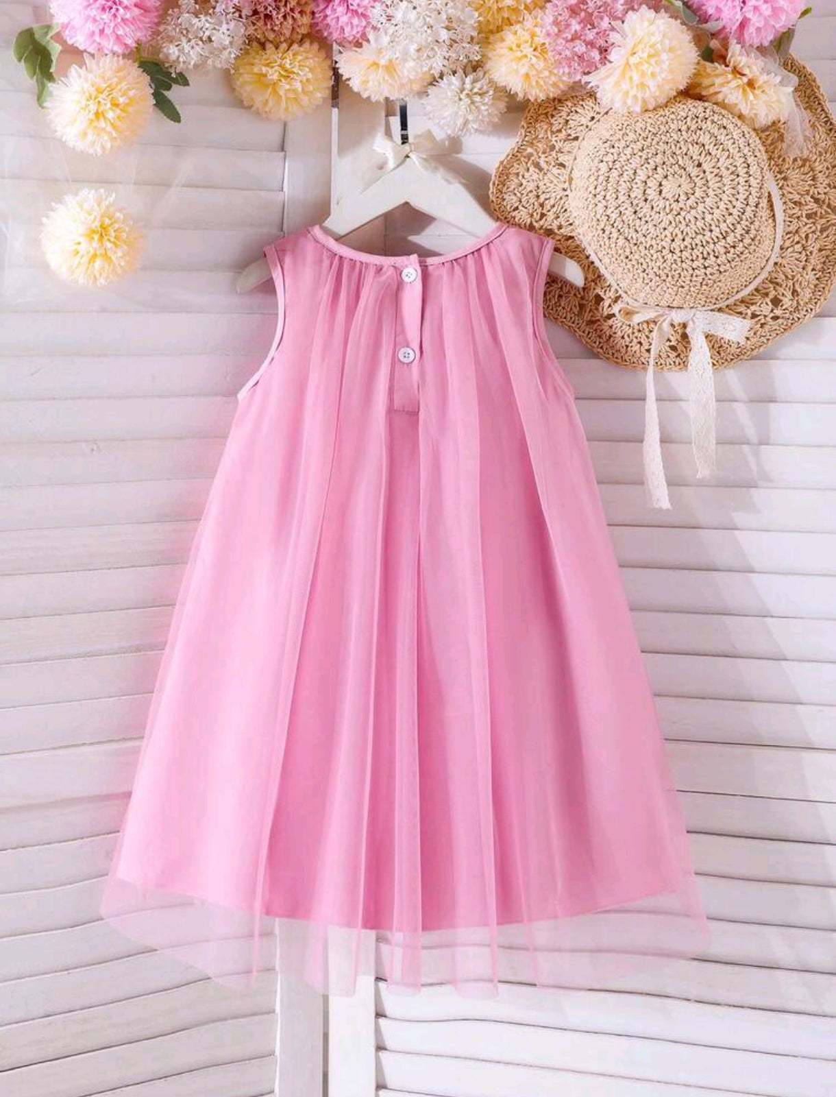Vestido de tul con moños