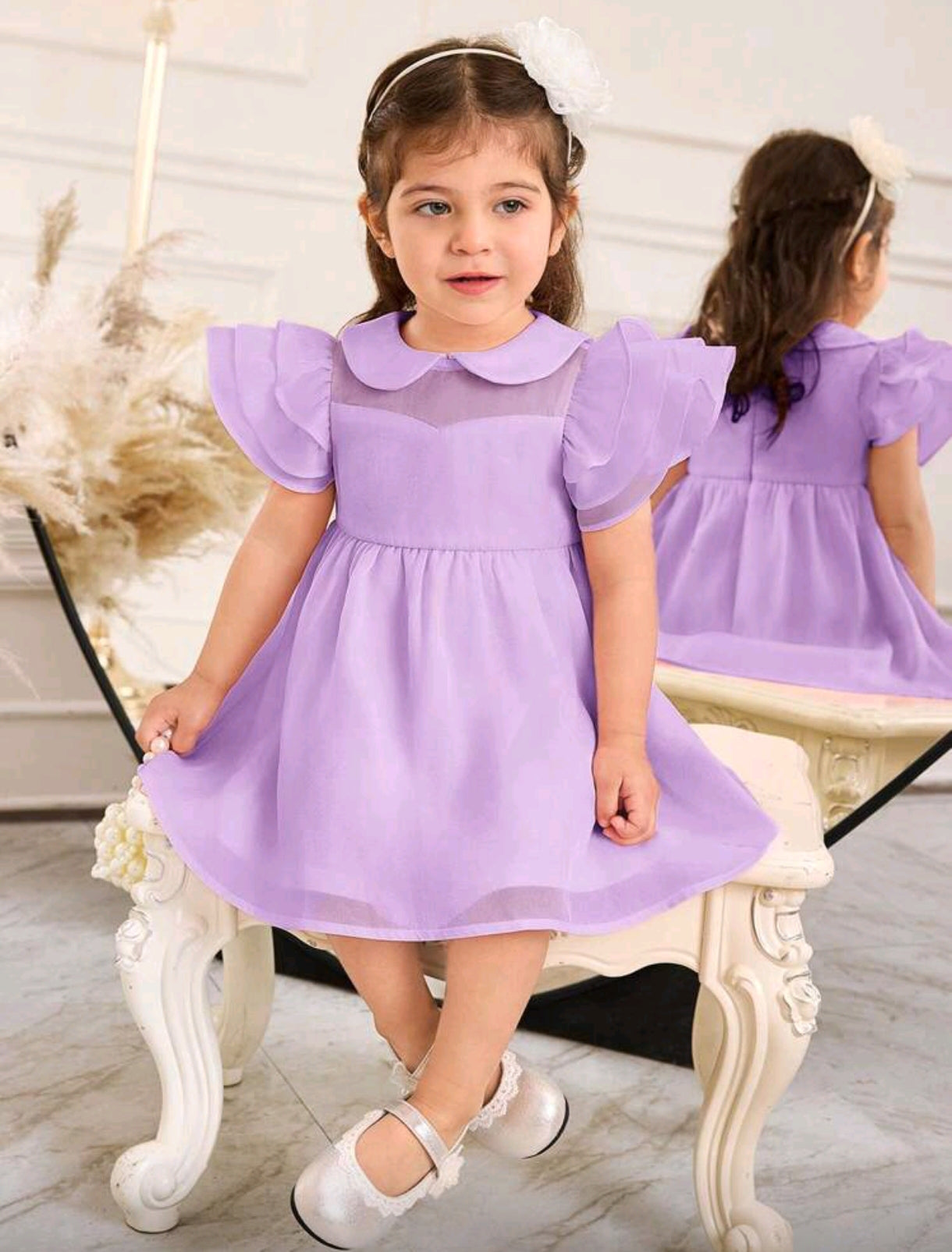 Vestido elegante de gasa