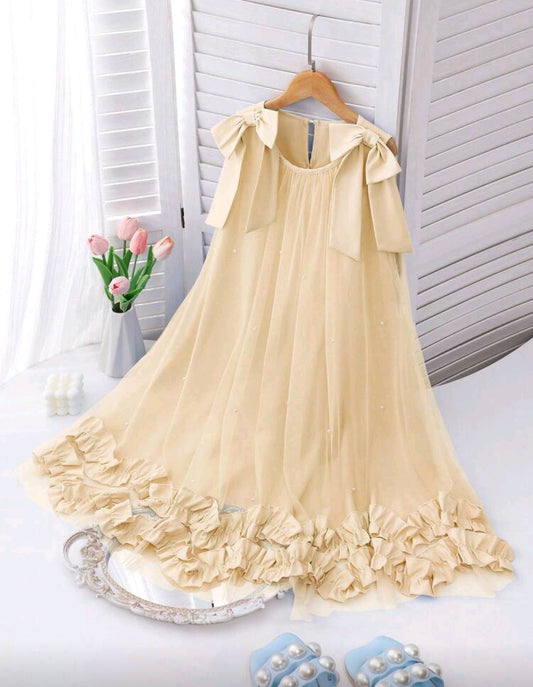 Vestido Chic con perlitas