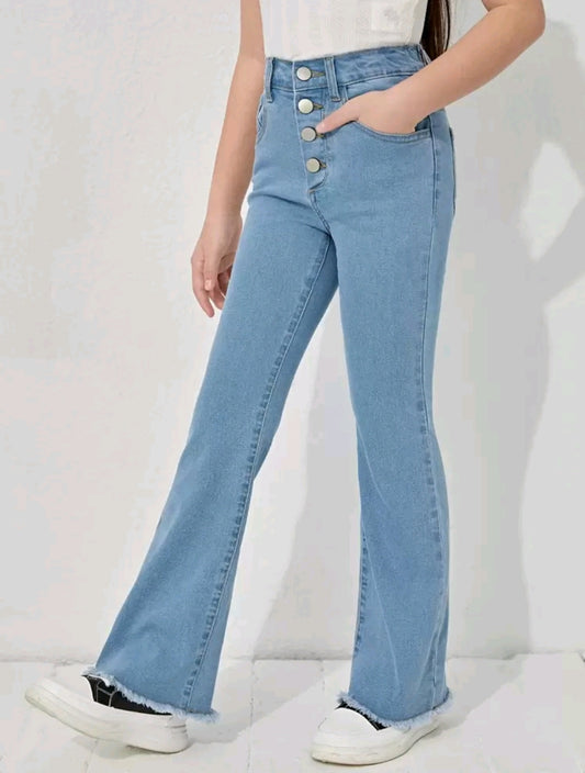 Pantalón de jeans acampanado