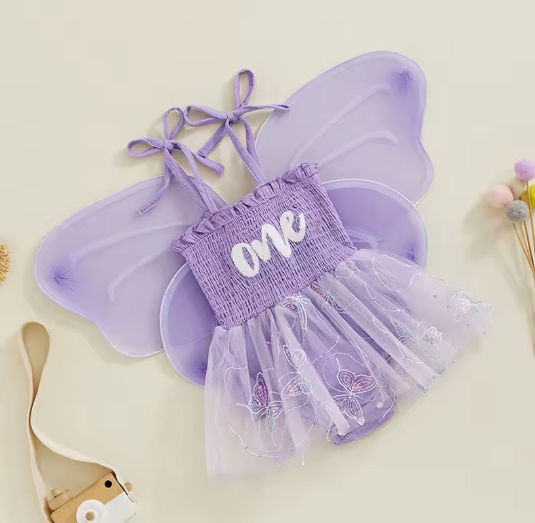 Body vestido one con alitas
