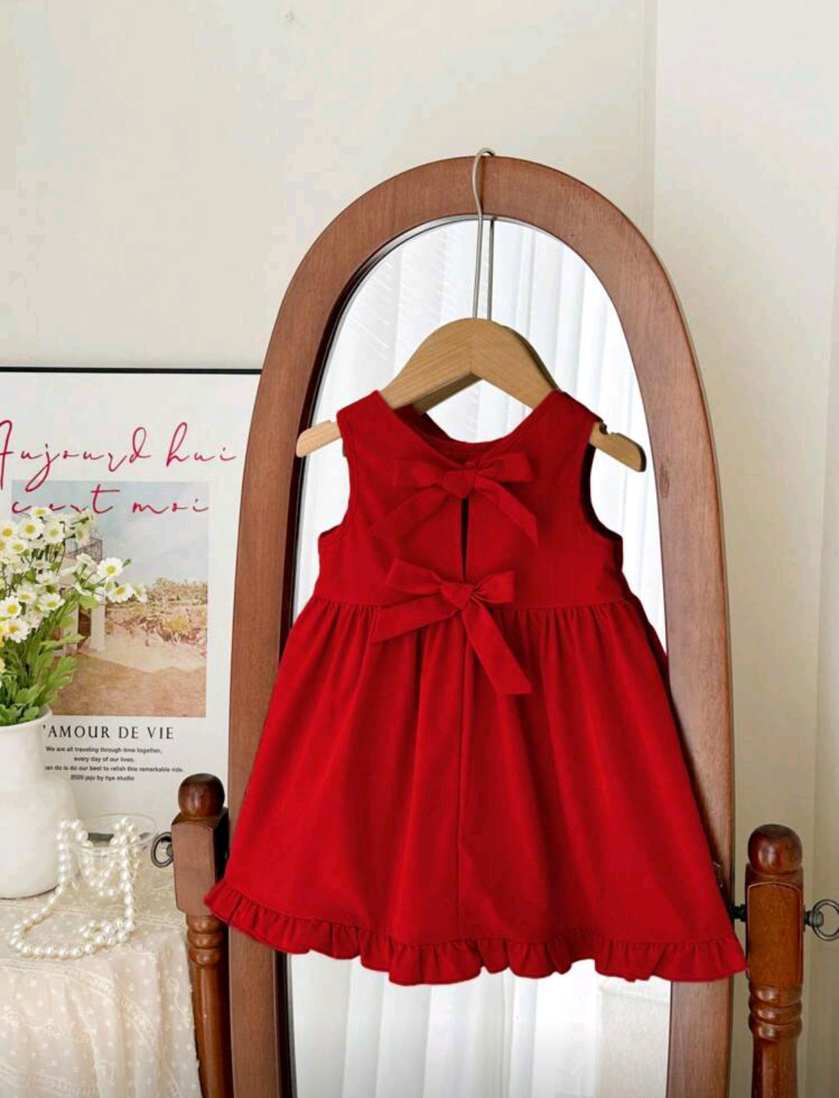 Vestido bebé con moños