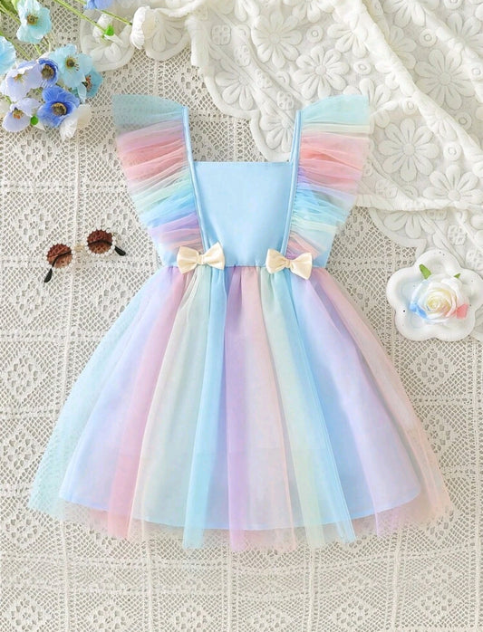 Vestido elegante multicolor