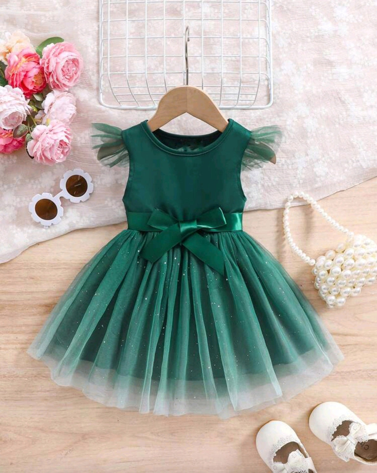 Vestido para bebé de tul